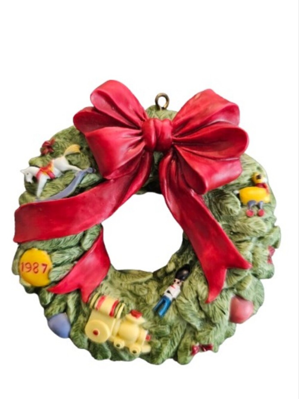 Hallmark Keepsake Ornament Collector's Club Box with Green and Red Artwork